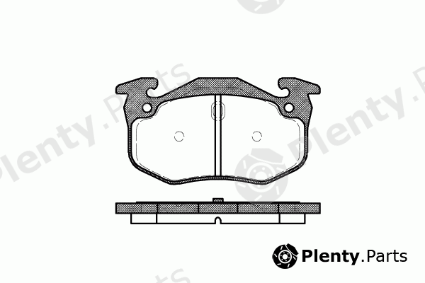  REMSA part 0144.06 (014406) Brake Pad Set, disc brake