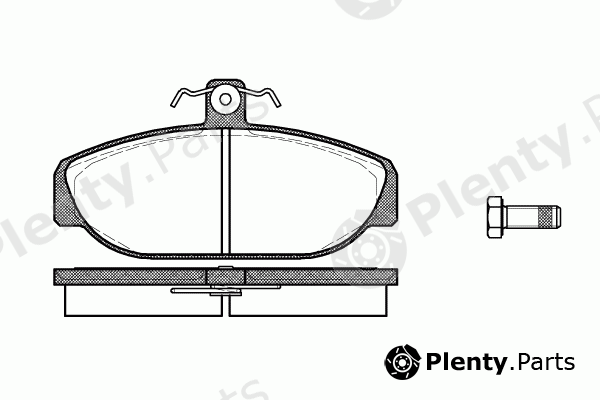  REMSA part 0156.10 (015610) Brake Pad Set, disc brake