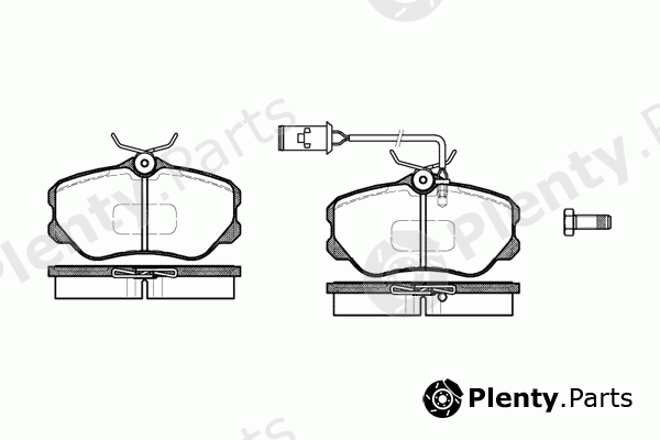  REMSA part 0303.12 (030312) Brake Pad Set, disc brake