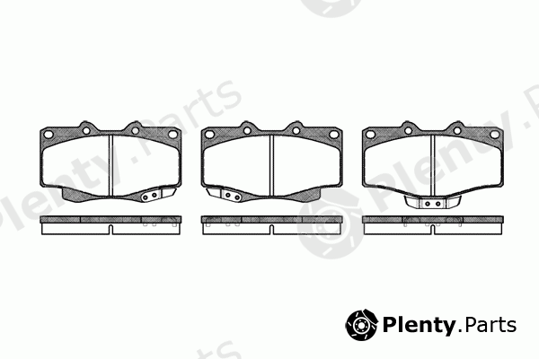  REMSA part 0315.04 (031504) Brake Pad Set, disc brake