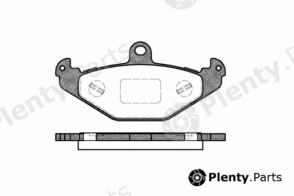  REMSA part 0345.20 (034520) Brake Pad Set, disc brake
