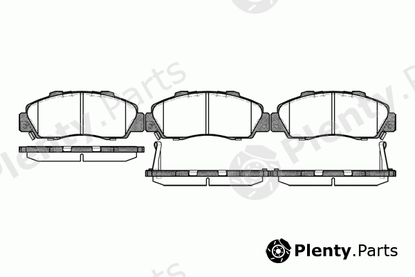  REMSA part 0351.32 (035132) Brake Pad Set, disc brake