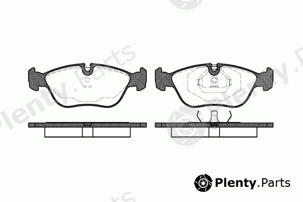  REMSA part 0446.00 (044600) Brake Pad Set, disc brake