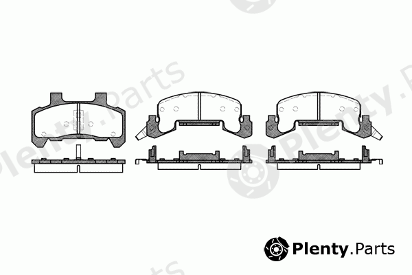  REMSA part 0526.02 (052602) Brake Pad Set, disc brake