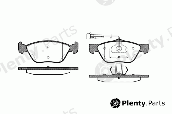  REMSA part 0589.02 (058902) Brake Pad Set, disc brake