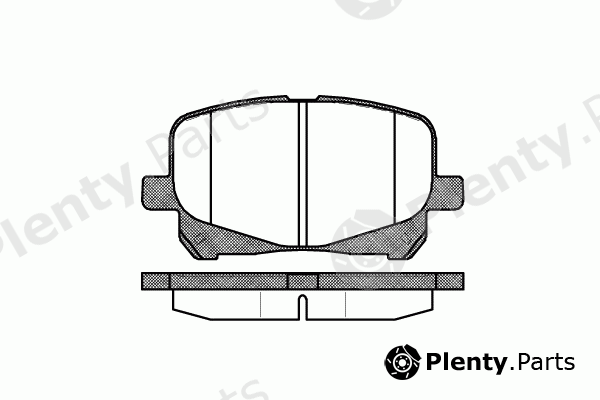  REMSA part 0621.10 (062110) Brake Pad Set, disc brake