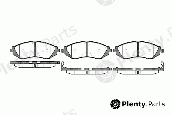  REMSA part 0645.02 (064502) Brake Pad Set, disc brake