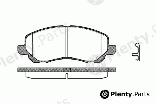  REMSA part 0804.12 (080412) Brake Pad Set, disc brake