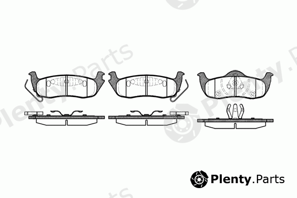  REMSA part 1106.10 (110610) Brake Pad Set, disc brake