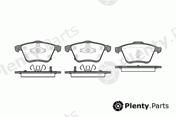  REMSA part 1182.02 (118202) Brake Pad Set, disc brake