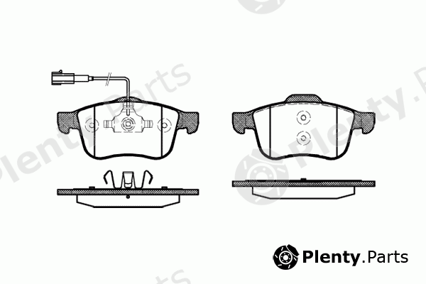  REMSA part 1183.02 (118302) Brake Pad Set, disc brake