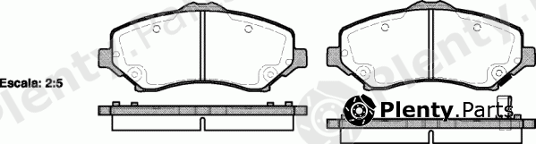  REMSA part 1259.02 (125902) Brake Pad Set, disc brake