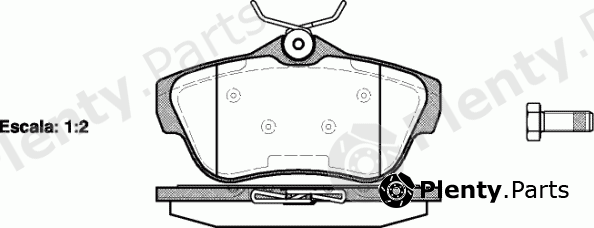 REMSA part 1299.00 (129900) Brake Pad Set, disc brake