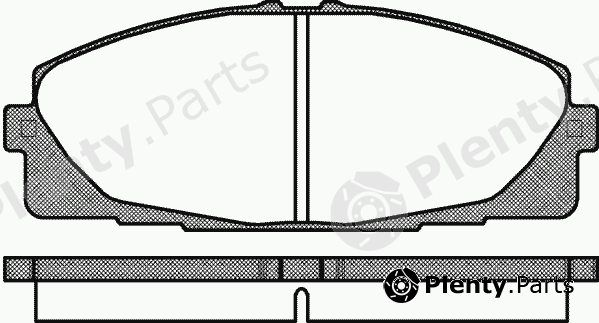  REMSA part 1325.00 (132500) Brake Pad Set, disc brake