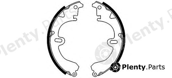  PAGID part H8345 Brake Shoe Set