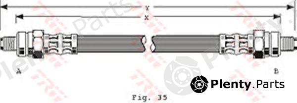  TRW part PHC113 Brake Hose