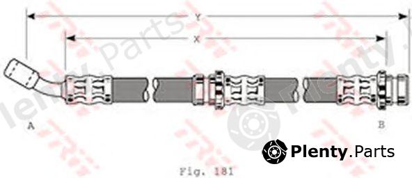  TRW part PHD199 Brake Hose
