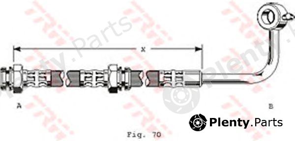  TRW part PHD238 Brake Hose