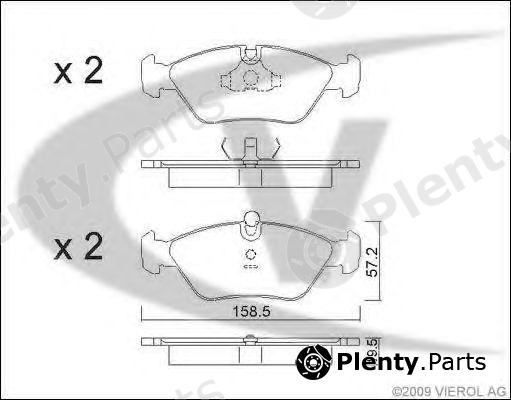  VAICO part V20-8103 (V208103) Brake Pad Set, disc brake