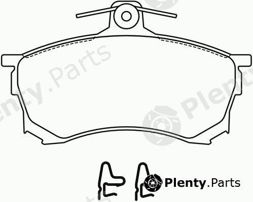  PAGID part T3039 Brake Pad Set, disc brake