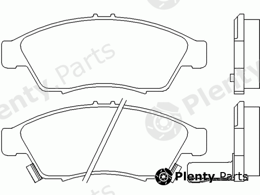  PAGID part T1423 Brake Pad Set, disc brake