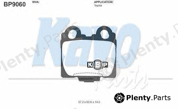  KAVO PARTS part BP-9060 (BP9060) Brake Pad Set, disc brake