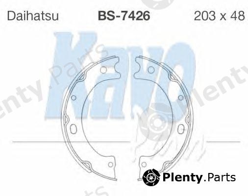  KAVO PARTS part BS-7426 (BS7426) Brake Shoe Set