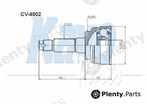  KAVO PARTS part CV-4502 (CV4502) Joint Kit, drive shaft