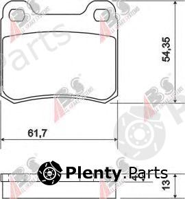  A.B.S. part 36498 Brake Pad Set, disc brake
