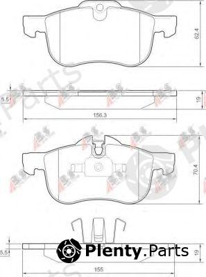  A.B.S. part 37151 Brake Pad Set, disc brake