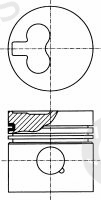  NÜRAL part 87-990100-10 (8799010010) Piston