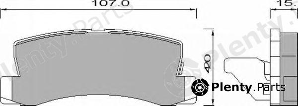  ROULUNDS BRAKING part 428881 Brake Pad Set, disc brake