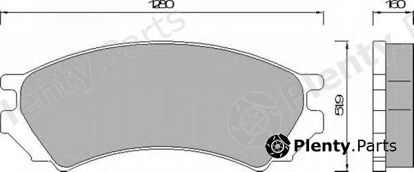  ROULUNDS BRAKING part 461881 Brake Pad Set, disc brake