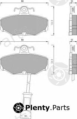  ROULUNDS BRAKING part 468581 Brake Pad Set, disc brake