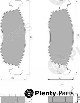  ROULUNDS BRAKING part 478981 Brake Pad Set, disc brake