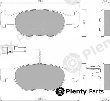  ROULUNDS BRAKING part 624381 Brake Pad Set, disc brake