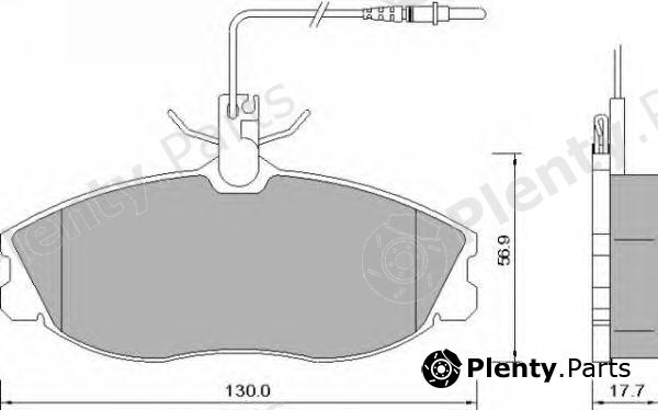  ROULUNDS BRAKING part 637581 Brake Pad Set, disc brake