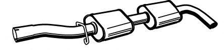  WALKER part 21440 Middle Silencer