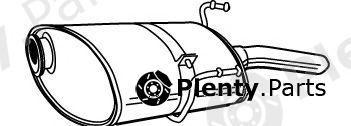  WALKER part 21603 End Silencer