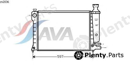  AVA QUALITY COOLING part CN2036 Radiator, engine cooling