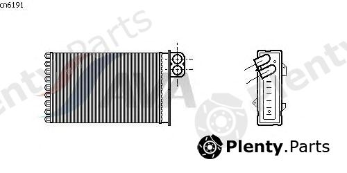  AVA QUALITY COOLING part CN6191 Heat Exchanger, interior heating