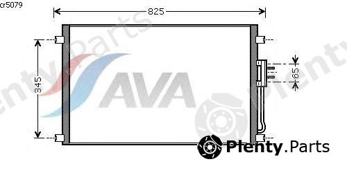  AVA QUALITY COOLING part CR5079 Condenser, air conditioning