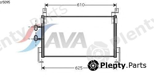  AVA QUALITY COOLING part CR5095 Condenser, air conditioning