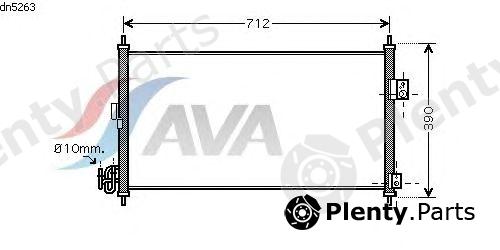  AVA QUALITY COOLING part DN5263 Condenser, air conditioning