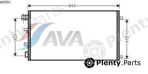  AVA QUALITY COOLING part DNA5281 Condenser, air conditioning