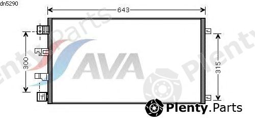  AVA QUALITY COOLING part DNA5290 Condenser, air conditioning