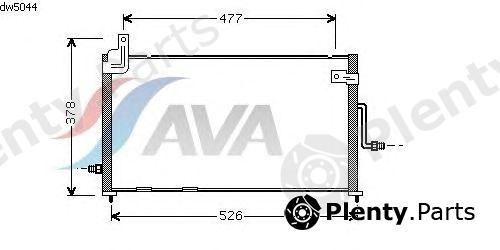  AVA QUALITY COOLING part DW5044 Condenser, air conditioning