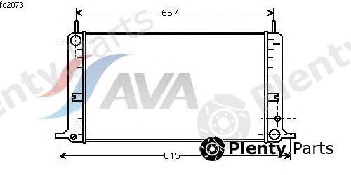  AVA QUALITY COOLING part FD2073 Radiator, engine cooling