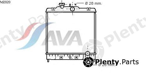  AVA QUALITY COOLING part HD2020 Radiator, engine cooling
