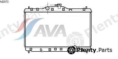  AVA QUALITY COOLING part HD2073 Radiator, engine cooling